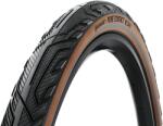 Continental kerékpáros külső gumi 50-622 Pure CONTACT 28x2, 0 fekete/kávébarna, Skin grafit reflektoros, hajtogathatós - 1 éves defektgaranciával - bringaboard