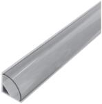 AVIDE Alu Profil "V" 15.8X15.8Mm Sarok Áttetsző Búrával 2M (AAP-C-2M-S-CL)