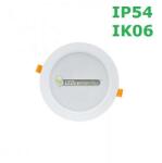 spectrumLED DURE 3 IP54 IK06 18W 1600 lumen kerek LED mennyezeti lámpa, mélysugárzó melegfehér 2évG SLI043008WW_PW (SLI043008WW_PW)