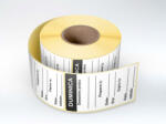 Label Print Etichete HACCP autocolante personalizate Zilele Saptamanii - DUMINICA, 1000 buc rola, set 3 role (PF900714100)