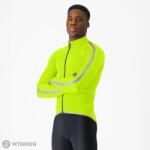 Castelli ULTRA RAIN CAPE kabát, lime (L)