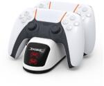 DOBE Playstation 5 Dual Sense/Edge dupla töltőállomás - fehér
