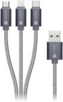 CONNECT IT Wirez 3in1, 1, 2 m, ezüst (CI-1229)