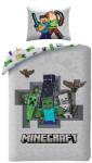 Minecraft Ágyneműhuzat Szett - 140x200 cm, Denevérek