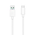REALME DL129 cablu de date (USB - Type-C, încărcător rapid, 100cm) WHITE (DL129)