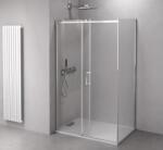 POLYSAN Thron Line zuhanyfal 70 cm króm fényes/átlátszó üveg TL3070 (TL3070)