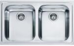 Franke Logica acél mosogató 79x50 cm acél 101.0153. 289 (1010153289)