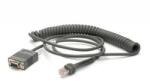 Zebra CBA-R06-C20PBR soros kábel Fekete 6 M RJ-45 DB9 (CBA-R06-C20PBR)