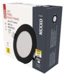 EMOS LED süllyesztett lámpatest NEXXO, kerek, fekete, 7W, CCT (ZD1323) (ZD1323)