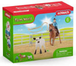 Schleich Distracție cowboy cu lasso (102642577) Figurina