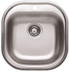 BLANCO BIANCA 149 rozsdamentes acél panel mosogató, egymedencés, natúr, középső csaplyukkal, 3 1/2" lefolyógarnitúrával (EC-149K)