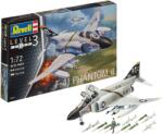 Revell F-4J Phantom US Navy 1: 72 makett repülő (03941) (03941)