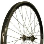  Kerék 24-es első duplafalú warior fekete felni alu. agy fekete menetes