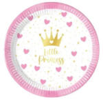 Hercegnők Little Princess papírtányér 8 db-os 20 cm FSC