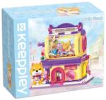 Qman K28010 Keepplay - Shiba Inu kapszulás játékautomatája építőjáték - 100% kompatibilis minden más kedvelt márkával