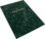 Bluering Oklevéltartó A4, prémium, arany nyomattal, Bluering zöld - tonerpiac
