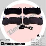 ZIMMERMANN set placute frana, frana disc ZIMMERMANN 24455.170. 2 (24455.170.2)