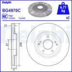 DELPHI Disc frana DELPHI BG4970C (BG4970C) - automobilus