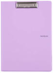 KARTON PP Felírótábla, fedeles, A/4, PVC, PASTELINI, pasztell lila (KPP-5-551)