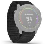 gigapack Pótszíj (egyedi méret, 22 mm, nylon, tépőzáras, légáteresztő) FEKETE Garmin Fenix 6 Sapphire, Garmin Fenix 5, Garmin Fenix 6 Solar, Garmin Fenix 7 Sapphire, Garmin Fenix 7 Pro Solar, Garmin F (GP-1492