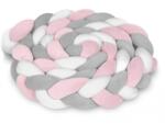 Ricokids Protectie laterala pentru patut, impletita, 2 m, ricokids 722003 - roz