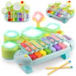 Ricokids Jucarie educativa cu xilofon, pian, tobe si lumini Ricokids RK-751 (EDI775100) - kidostore