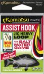 Kamatsu kamatsu assist hook jig heavy loop 9/0 300lbs (519100090) - nextfish