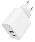 Gembird PD töltő USB-A USB C 20W fehér TA-UC-PDQC20-01-W