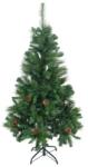  Brad Artificial de Craciun cu Conuri, Verde, 150 cm, Suport Inclus - INV8066752
