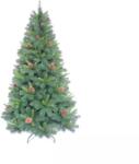  Brad Artificial de Craciun, Verde, cu Aspect Natural + Conuri, 240 cm, Suport Inclus - INV8081002