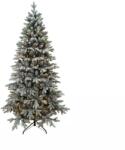  Brad Artificial de Craciun cu Zapada, 350 LED-uri cu Lumina Calda Continua, 210 cm - INV1049006