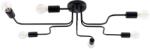Sollux Candelabru VECTOR 6 negru (SL.1447)