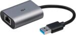 ISY IAD-1010-A USB3.0 Gigabites LAN adapter, USB-A, RJ-45, szürke (2V225512) (IAD-1010-A)