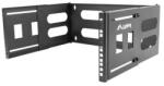 Lanberg Összecsukható 19" 4U keret 497x400/213, falra rögzíthető, fekete (FB01-5404-10B) - mzona