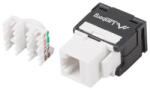 Lanberg Keystone modul, szerszám nélkül szerelhető RJ45->LSA CAT. 5e UTP 180° (KSU5-2000) - mzona