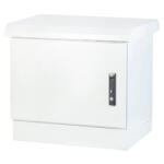 Formrack 9U 600x450 IP66 kültéri rack szekrény 100 mm lábazattal, dupla rétegű (OUT-9U450ZW) - mzona