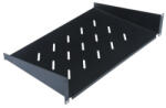  WP Fixed Shelf 1U 350 mm, Black RAL 9005 (WPN-AFS-21035-B) - mzona