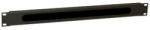  WP 1U brush type cable, Black RAL 9005 (WPN-ACM-201-B) - mzona