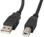 Lanberg Lanberg cable USB 2.0 AM-BM with ferrite 3m black (CA-USBA-11CC-0030-BK)