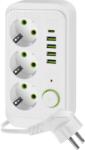 Kobi 3 Plug + 5 USB Switch (KB0446)