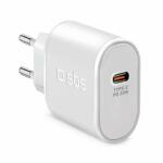 SBS 20W Power Delivery USB-C Hálózati töltő, fehér (TETR1CPD20) (TETR1CPD20)