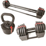 TOORX MBKCR-18 3in1 állítható súlyzó szett 1, 5-18 kg