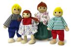 FKP Toys Fa babacsalád 4 db-os baba szett (6884)