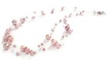 JwL Luxury Pearls Colier de perle roz veritabile care levitează JL0826