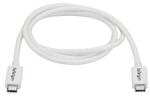 StarTech Thunderbolt 3 Cable, 20Gbps, 100W PD, 1m (fehér) (TBLT3MM1MW) (TBLT3MM1MW)