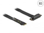 Delock M. 2 kulcs M - PCIe x4 NVMe adapter hajlított 20 cm hosszú kábellel (64132) (64132)