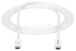 StarTech Thunderbolt 3 Cable, 20Gbps, 100W PD, 2m (fehér) (TBLT3MM2MW) (TBLT3MM2MW)
