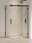 NEW TRENDY Softi X Black cabină de duș 100x100 cm pătrat negru mat/sticlă transparentă EXK-5380 (EXK5380)