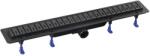POLYSAN Klaver rigolă liniară 91 cm negru 73741B (73741B)