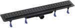 POLYSAN Klaver rigolă liniară 71 cm negru 73721B (73721B)